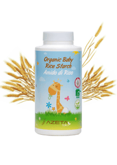 Organic Baby Rice Starch | Talc Free | (100 ml) - Azetabio