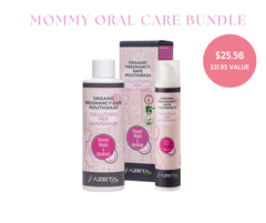 Mommy Care Bundle For Oral Health | Fluoride Free | BPA Free | SLS Free | Toxic Free | (Value $40) - Azetabio