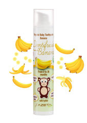 Certified Organic Baby Toothpaste | 0-36 months | Banana | (50 ml) - Azetabio