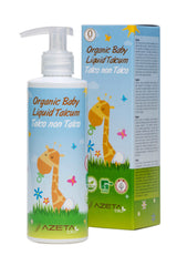 Organic Baby Liquid Talcum |  BPA, Toxic FREE | Non GMO | (200 ml)