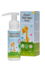 Organic Baby Diaper Rash Cream | Nappy Cream | BPA, Toxic FREE | Non GMO | Azeta Bio | (50 ml)
