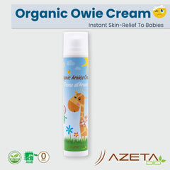 Certified Organic Baby Arnica Owie Cream | (50ml) - Azetabio