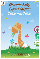 Organic Baby Liquid Talcum | (200 ml) - Azetabio