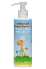 Organic Baby Shampoo 2 in 1 Incha Inchi | (200 ml) - Azetabio