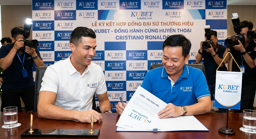 ronaldo ký hợp đồng cùng nhà cái kubet